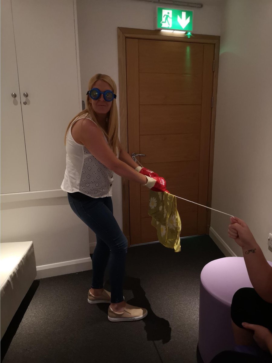 mm_mason1976's tweet photo. Who said training wasn't fun! Sensory training at #BaxterView colleagues experiencing sensory integration challenges @carman_centre https://t.co/oVFjJUgXG1