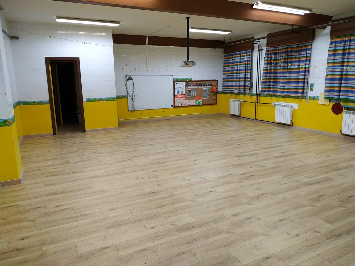 ¡Mirad cómo han quedado nuestras aulas de infantil! Mil gracias al Ayto de <a href="/Navalmanzano_es/">Navalmanzano</a> por apoyarnos en este proyecto pedagógico y a <a href="/CFPIdiomas/">CFP IDIOMAS</a> por introducirnos en el mundo de los nuevos espacios de aprendizaje. Qué ganas de ver a nuestros niños aquí