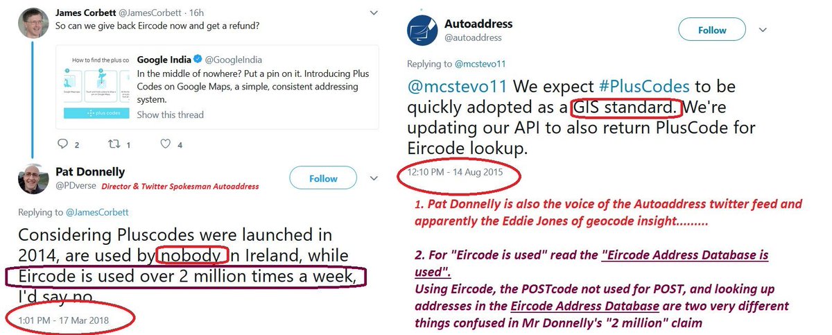 loc8code's tweet image. and the other code was the 2nd attempt:
#Eircode #Fiascode #DonnellyDooDoo