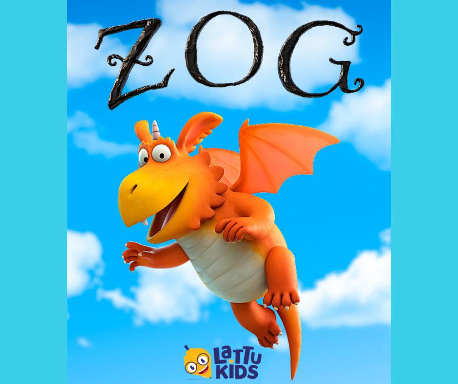 Lattukids's tweet photo. The story of a little adorable dragon Zog. 
Watch 'ZOG' on the Lattu Kids app.

#lattukidsapp #lattukids #gruffalo #zog #juliadonaldson #dragon #fun #learning #kids #children #child https://t.co/Svb2lumhyT