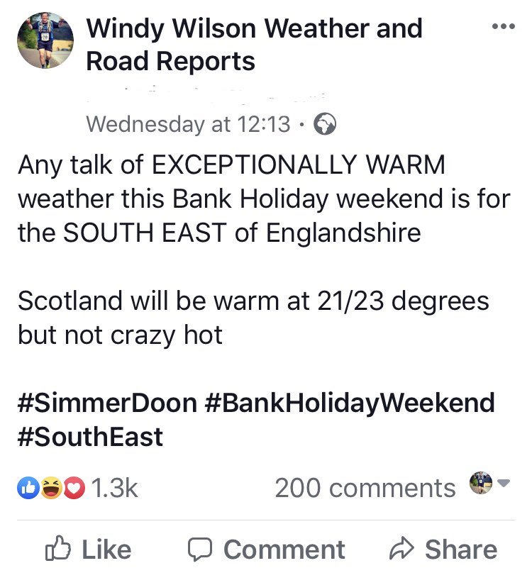 WindyWilson88's tweet photo. As forecast through the week
#SimmerDoon #OnTheMoneyAgain https://t.co/0lY4ePqTAS