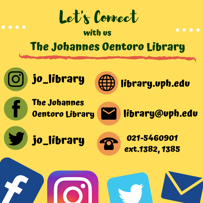 jo_library's tweet image. Hi.... Let&apos;s Connect with Library account 😊
Kalau kamu ingin bertanya sesuatu ke pihak Library, kalian bisa langsung hubungi Library melalui berbagai akun sosial media The Johannes Oentoro So, go follow us!!!
