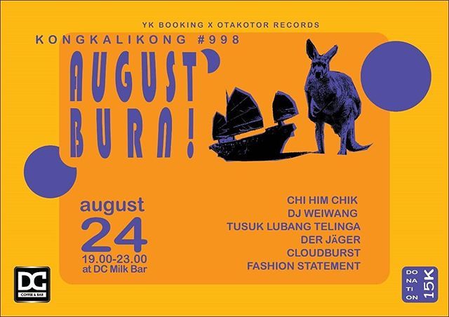 yk booking (@ykbooking) on Twitter photo Kongkalikong#998 Augustburn! Chi Him Chik DJ Wei Wang Tusuk Lubang Telinga <a href="/derjager/">Steve Thomas</a>.official <a href="/cloudburstchaos/">sapir</a> @fashionstatementband 24 Agustus 2019 19 – 23.00 WIB DC Cafe & Bar Donasi 15k Presented by : <a href="/ykbooking/">yk booking</a> x… ykbooking.wordpress.com/2019/08/23/kon… Kongkalikong#998 Augustburn! Chi Him Chik DJ Wei Wang Tusuk Lubang Telinga <a href="/derjager/">Steve Thomas</a>.official <a href="/cloudburstchaos/">sapir</a> @fashionstatementband 24 Agustus 2019 19 – 23.00 WIB DC Cafe & Bar Donasi 15k Presented by : <a href="/ykbooking/">yk booking</a> x… ykbooking.wordpress.com/2019/08/23/kon…