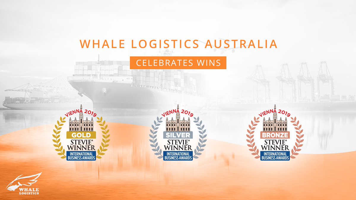 d8vyg's tweet photo. I'm delighted to congratulate Whale Logistics (Australia) Pty Ltd on winning three fantastic #awards recently! Read our #pressrelease to learn more:
https://t.co/kgzIyvqq3c https://t.co/qGrdck8DYd