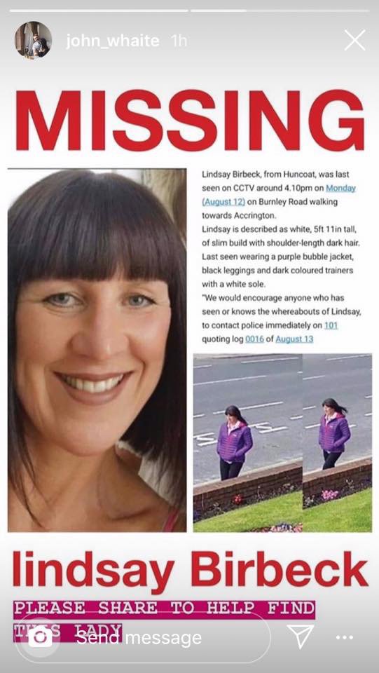 sattar_kathryn's tweet photo. @TedRobbins55 Please Share #findlindsay https://t.co/LeQvtG7Psr