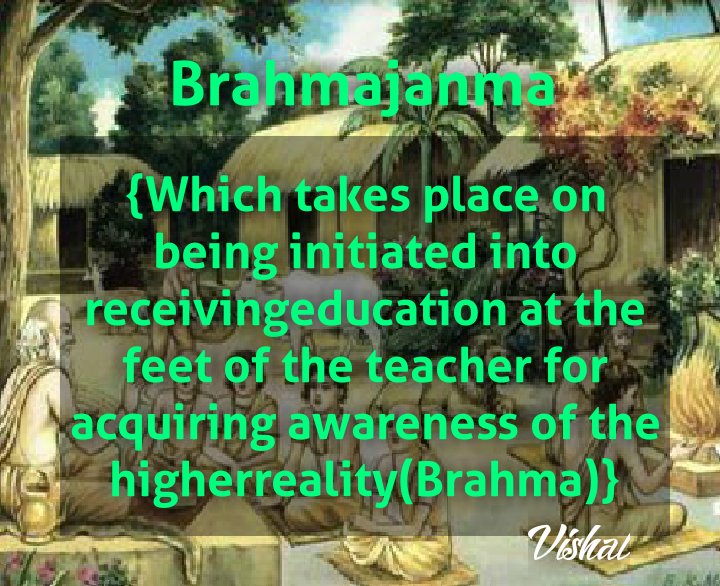 Manu's definition of ShudraAcc. to manu those who have, besides their normal birth, also a second birth called are called dvijas (twice-born) i.e., the Brahmanas,Kshatriyas nd Vaishyas. Those who do not have the,Brahmajanma andthus have only one birth are called Shudras.(9/n)