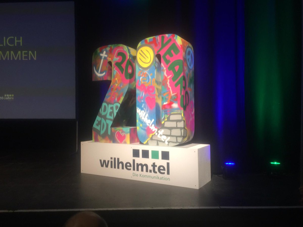 Buglas_eV's tweet photo. Ein Branchen-Pionier wird 20 #wilhelm.tel. Der #BUGLAS gratuliert! https://t.co/USxktYeXa3