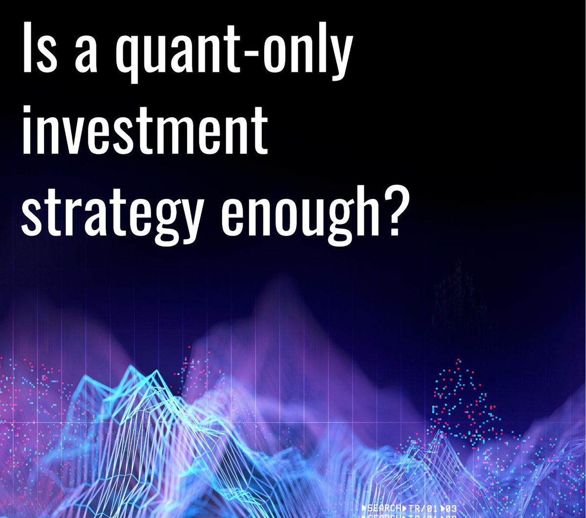 Check out <a href="/CleverAdviser/">Clever</a> latest blog - Is a quant-only approach enough to avoid investing in funds purely based on past reputation? 
#quant #IFA #FinancialServices #Fintech 
okt.to/0ABJGu