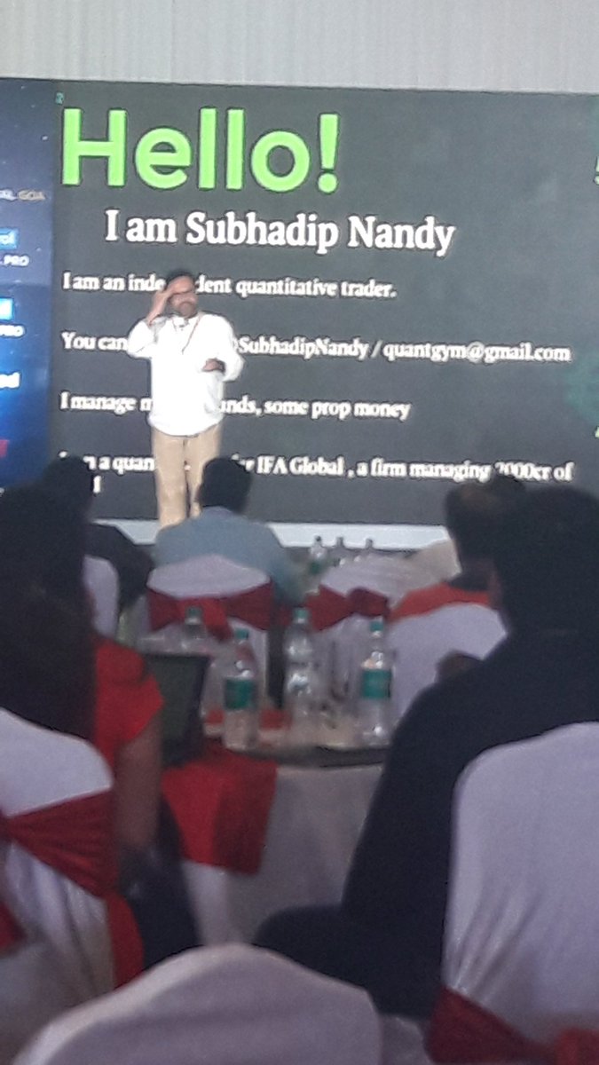Amit_Gulecha's tweet image. Dada @SubhadipNandy in action at #IC2019 at...