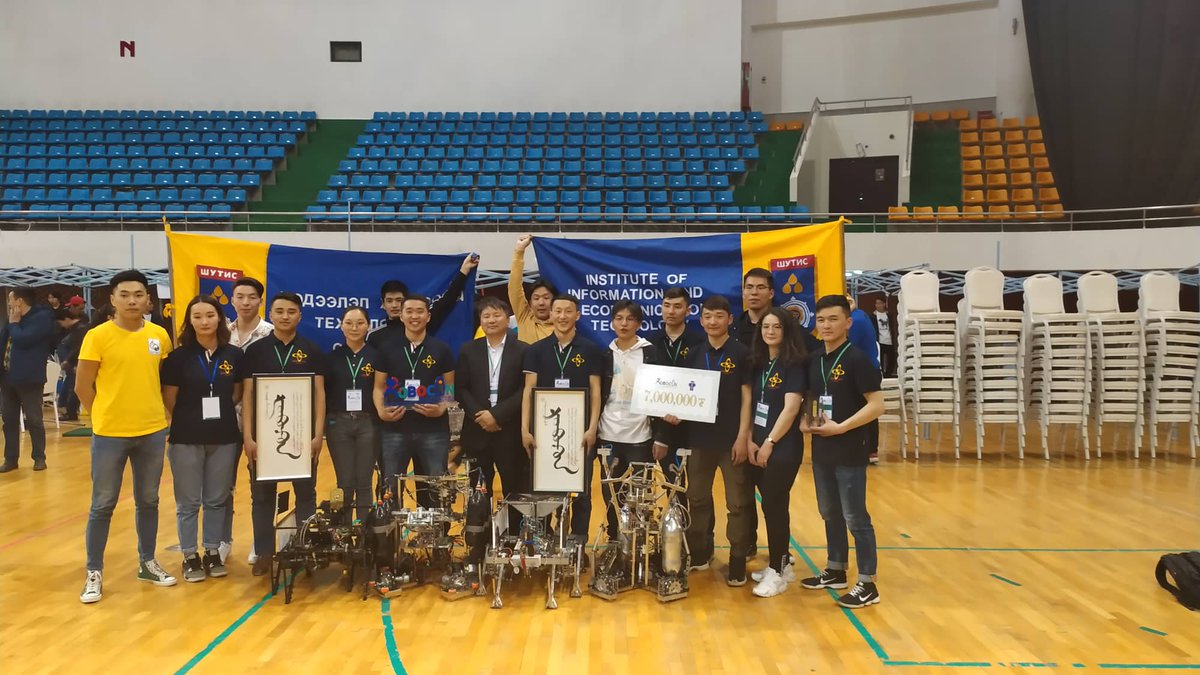 OTMongolia's tweet photo. More than 400 students from 16 Asia-Pacific countries have gathered in Ulaanbaatar to compete in “ABU ROBOCON-2019”, which has been held for 32 years. Please visit Buyant-Ukhaa Sports Palace on Sunday, 25 August (at 12 pm) to cheer our Mongolian team at “ABU ROBOCON-2019”. https://t.co/cOuZpTG7uB