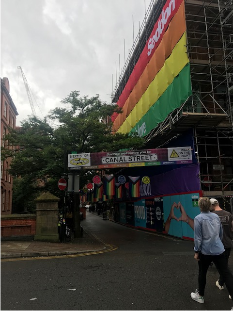 yourseddon's tweet photo. Our site on Chorlton Street is looking AMAZING!! Who's getting excited for #MCRPride this weekend? 👷☀️

#Pride #PrideLive #LGBTQ+ #EmpoweringPeople #Proud https://t.co/IaLmNNdiJ1
