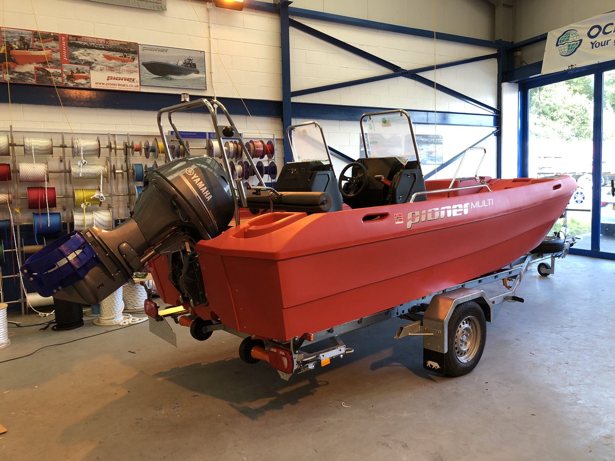 One of our Pioner Multi’s finished being built yesterday. It is off to help facilitate fire and rescue missions in the south of England 🛠⚠️ #pionerboats #yamaha