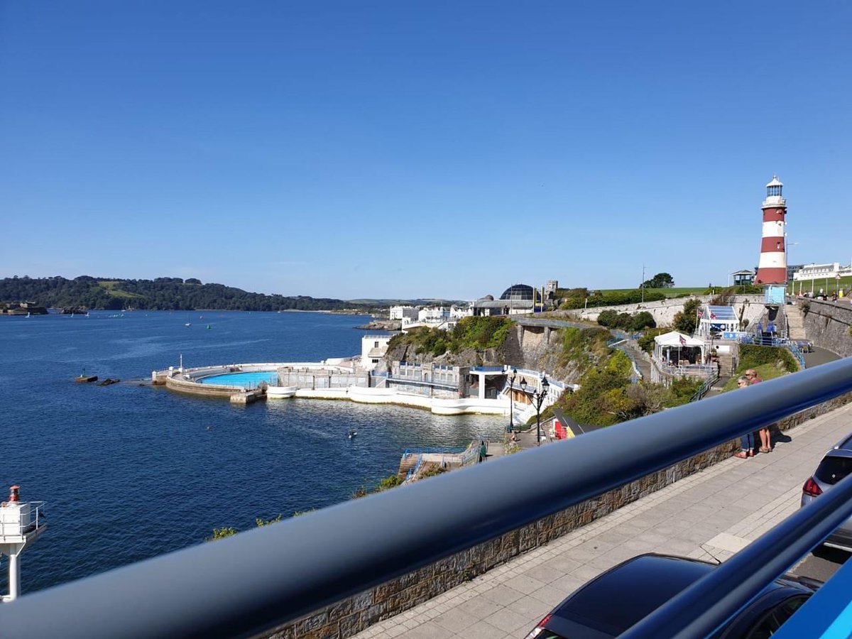 OceanCitySights's tweet photo. Views this morning from the top deck 👌😍 

This has to be one of our favourite Plymouth sights in the sunshine! What's your favourite?

Thank you to Steve for sending this in on his journey today! https://t.co/3y76ZfdagD