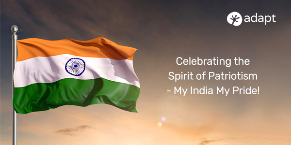 Adapt_io's tweet photo. We celebrated India’s 73rd Independence Day rejoicing the true spirit of teamwork and unity. From flaunting tri-color outfits to exciting games like 'treasure hunt', here is a quick recap, take a look. https://t.co/jyQNZ99oR6
#73rdIndependenceDay #LifeAtAdapt https://t.co/VN0aQwcBZw