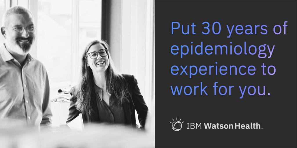 30 years of epi text w/ 2 business people smiling