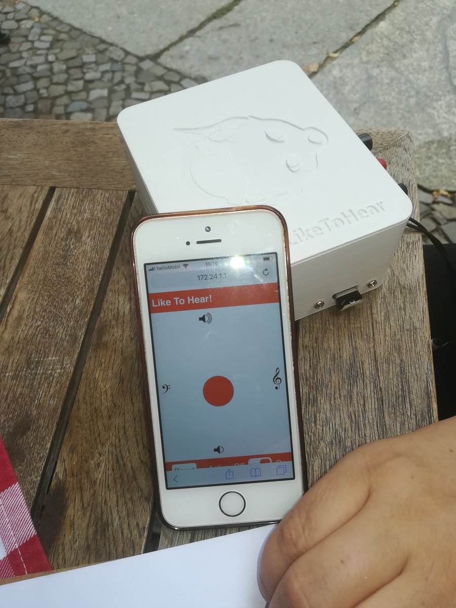 pegx_'s tweet photo. Bin morgen mit 3 @like_to_hear #prototype n und #app auf dem #CCCamp19
self organized session 4pm im #hackcenter
Freue mich auf euch 🌸
#hearable #opensource #hearingaid #rasperrypi #python #opendata #citizenscience #openscience #soundwalk #3dprint
https://t.co/gXcr6X0kCJ https://t.co/SWSKY4cxH1