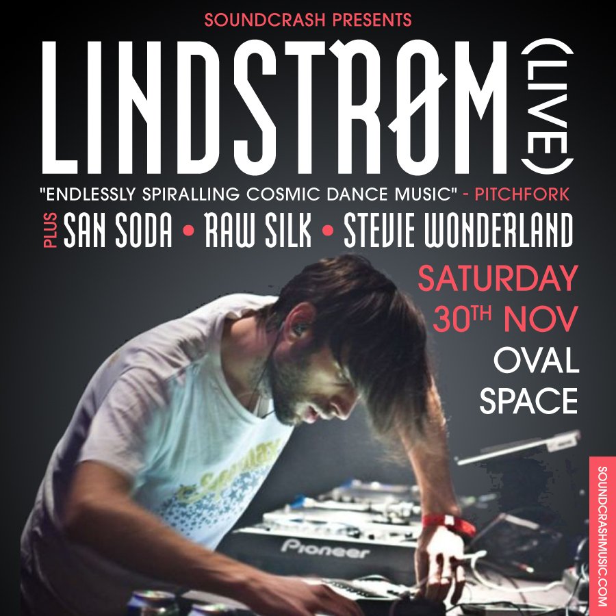 Live Nation UK (@livenationuk) on Twitter photo ON SALE: Lindstrom (<a href="/feedelity/">Hans-Peter Lindstrøm</a>) is playing a rare live show at London's <a href="/OvalSpace/">OVAL SPACE</a> on Friday 13th December ⚡ Find tickets 👉 livenation.uk/3yOF30poPfy ON SALE: Lindstrom (<a href="/feedelity/">Hans-Peter Lindstrøm</a>) is playing a rare live show at London's <a href="/OvalSpace/">OVAL SPACE</a> on Friday 13th December ⚡ Find tickets 👉 livenation.uk/3yOF30poPfy