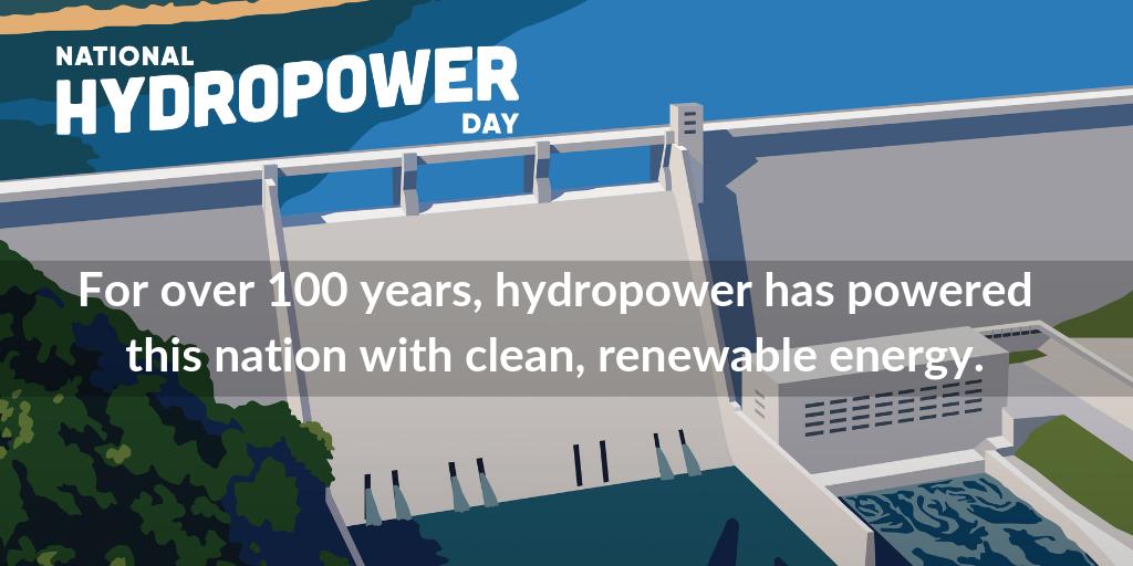 As a #hydropower developer, we are proud to power our communities’ homes, schools and businesses with clean, renewable energy.” #HydroDay
