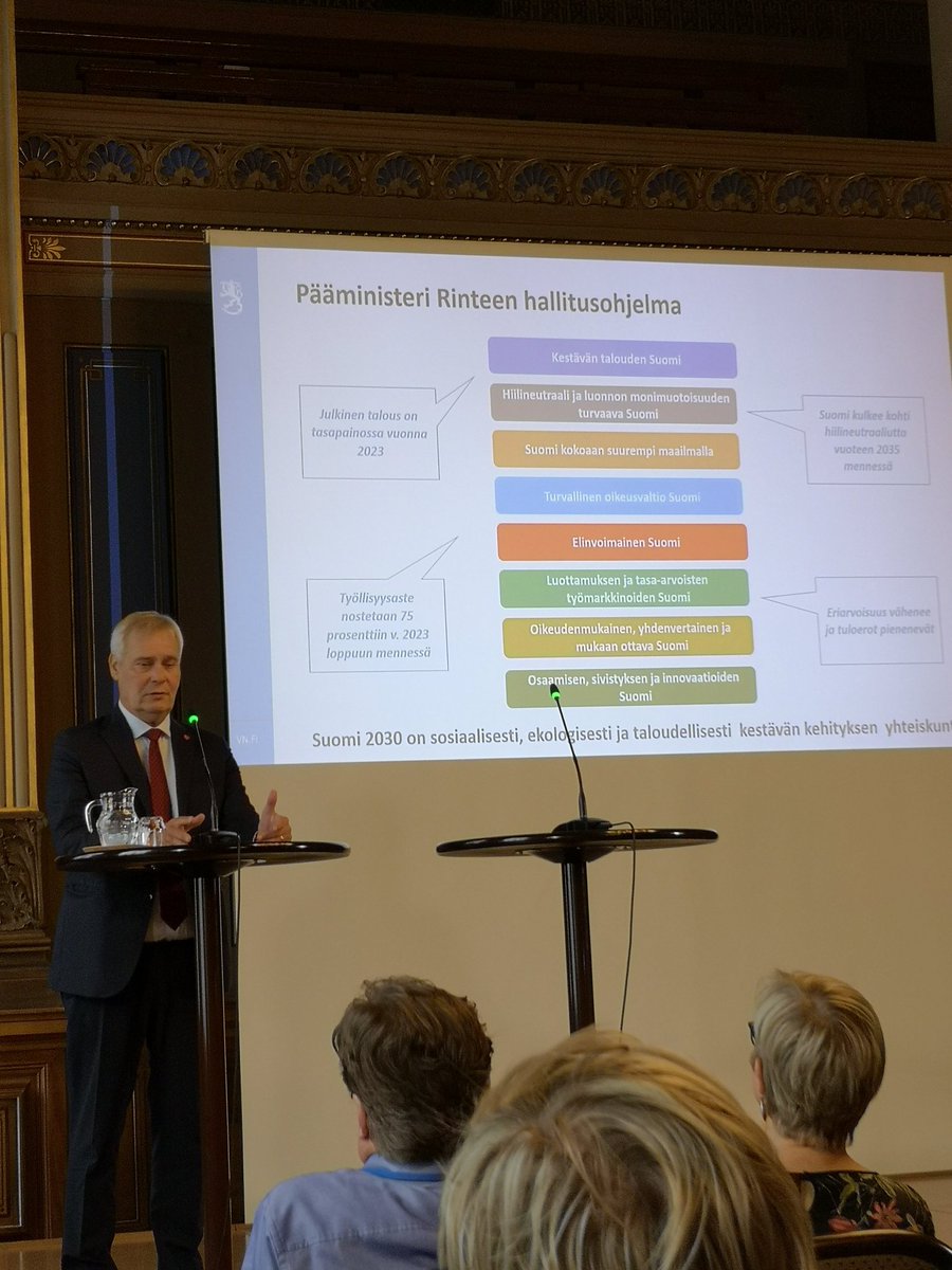 STykkylainen's tweet photo. Kuulemassa hallitusohjelmaa #hallitus https://t.co/SEvuHRInHc