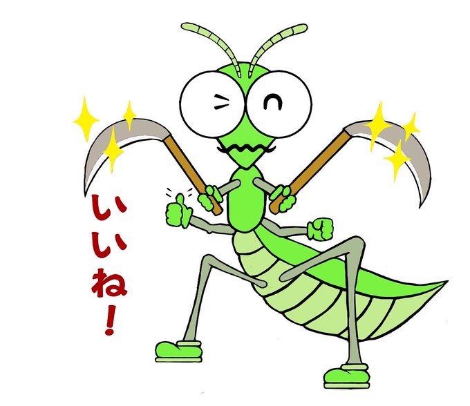 B5 手描きイラストプリント カマキリ クモ セミ バス停 バッタ 昆虫 楽しい 絵 青空 面白い 国内外の人気集結 絵