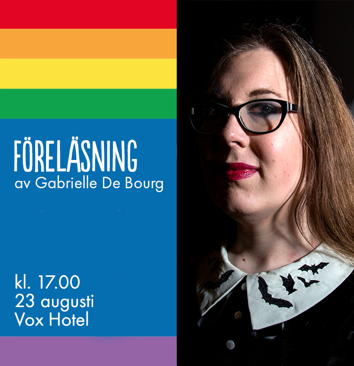 JonkopingQomUt's tweet photo. "Jag älskar dig! Och dig! Och dig också!". En föreläsning och introduktion till polyamori/flersamhet av @gabrielledebourg. Kl.17.00 på @voxhotel. Gratis inträde, ingen anmälan behövs. 

#jkpgpride2019 #jkpgpride #loveislove #jönköping #jkpg #hbtqia #pride #flersamhet #polyamour https://t.co/ZOcOFkofaB