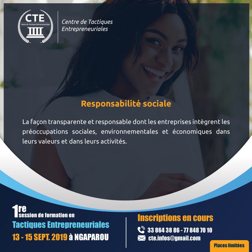 CTEAfrique's tweet photo. #Responsabilité_sociale #Entrepreneurship #Motivation #Innovation #Communication #Digital  #Success #Kebetu #cte #Sadarwa #Group #Agence #Senegal #Tactiques #Centre  #Management #Fun
Lien d’inscription : https://t.co/yUJZJAkGWF
Téléphone: 77 848 70 10
Email: cte.infos@gmail.com https://t.co/48uR2218bR