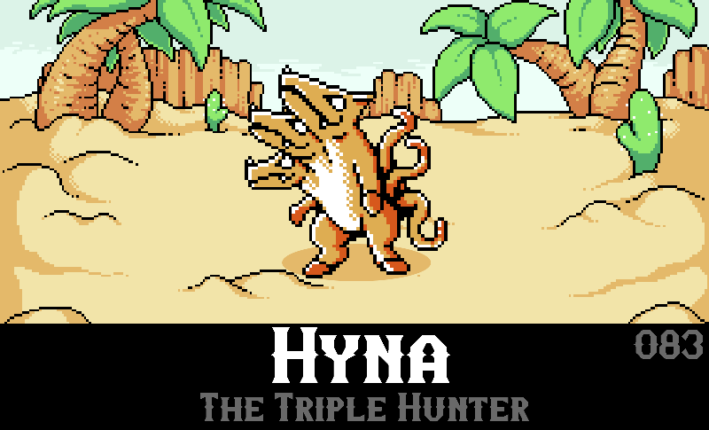 crowns_dev's tweet photo. Monster of the Week! 

"... each Hyna in a pack will seek to take down their own Guallop, lea...."
Read more:
https://t.co/cK9iAaRbrz

Check us out on Steam coming soon! 
https://t.co/tdHo57nMVd       

#gamedev #indiedev #gaming #pcgaming #retrogaming #pixelart #madewithunity https://t.co/u0gvw6uF4N