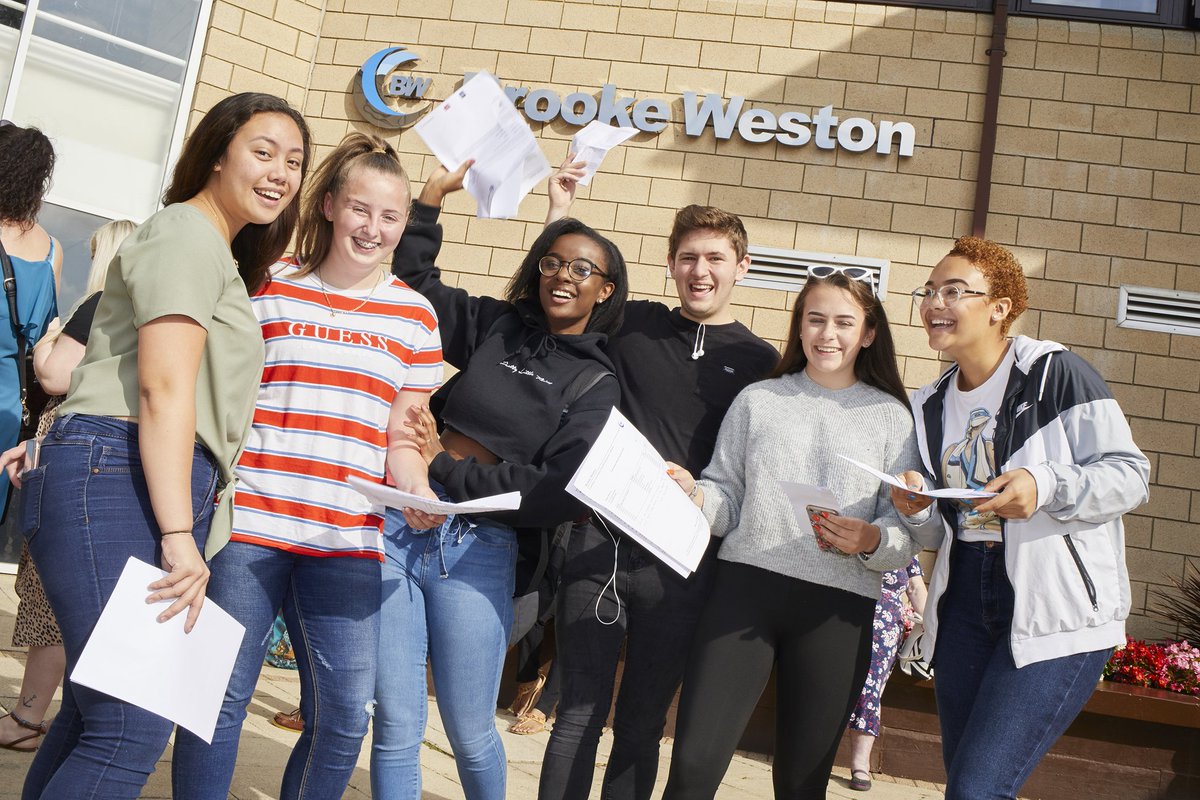 We are celebrating some of our best ever GCSE results this year <a href="/BWAcademy2016/">Brooke Weston Academy</a>.  Well done to all the students and staff.  <a href="/BWTrust/">Brooke Weston Trust</a> #ambitionforall #dreamworksteamworks