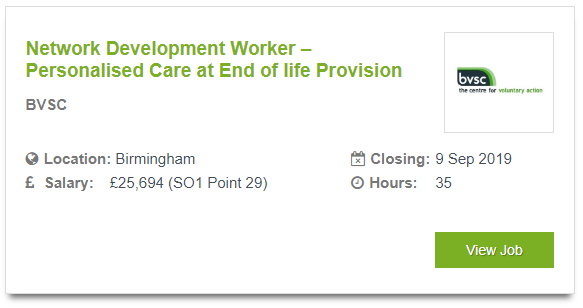 Are you looking for a new #job? Check this new role out here <a href="/BVSC/">Birmingham Voluntary Service Council</a> !

Find out more here: bit.ly/33Scgc6

#BrumJobsHour #Vacancies #Development