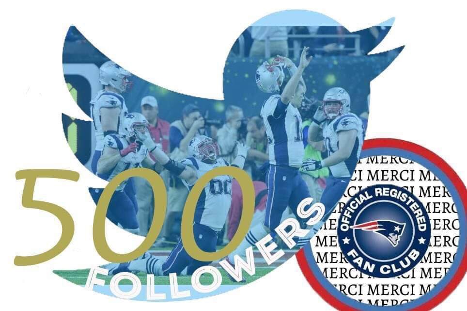 FCFNEP's tweet photo. 🎉500 abonnés! 🎉 😎
La saison démarre sur les chapeaux de roues! Merci à tous pour votre fidélité, on vous prépare encore une belle saison à travers nos réactions, news et débats! 🙏
Le FCFNEP, Partout! Toujours!
#500followers #FrenchFanClub #LetsGo #Patriots https://t.co/eCbiGWmWyB