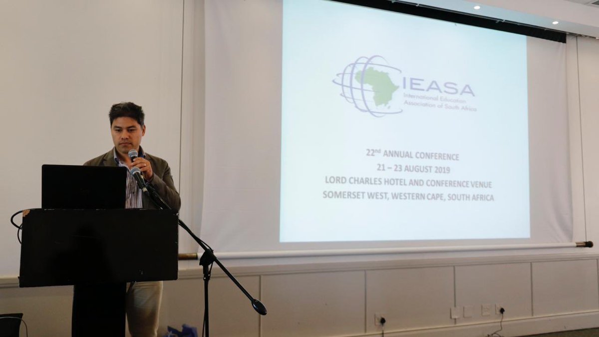 #IEASA The #IEASAConference2019 Keynote speakers, Marlon Parker, Namhla Mniki-Mangoliso, Lidia Botell Damain and Wim Delva #IEASAStudy_SA