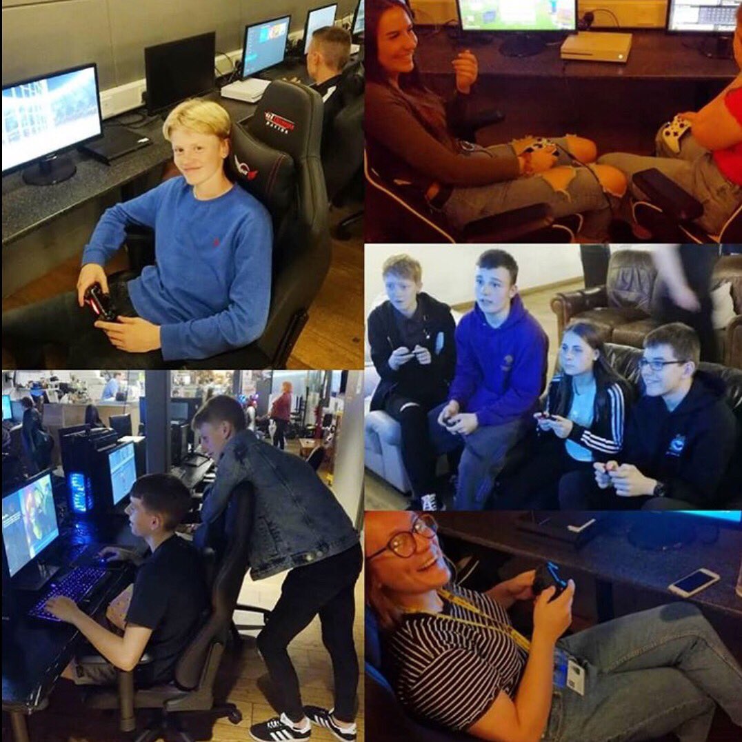 The_CTRL_Pad's tweet photo. The @catch22northeast team joined us at The CTRL Pad a couple of weeks ago to challenge one of their groups to a budgeting activity ๐ธ
There was such a great atmosphere in the arena and lots of fun for everyone involved ๐ฎ๐ฐ
#thectrlpad #newcastle #northeasthour https://t.co/WFpZz030oj