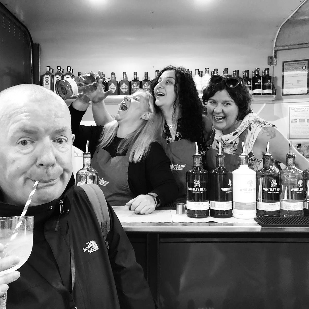 all set up for the Ashes at Emerald Headingley Stadium. We've moved around to the West Stand, come and see us for your perfect G&amp;T, a cheeky cocktail or a cool glass of Prosecco - can't wait for the next few days....
Slingsby Whitley Neill