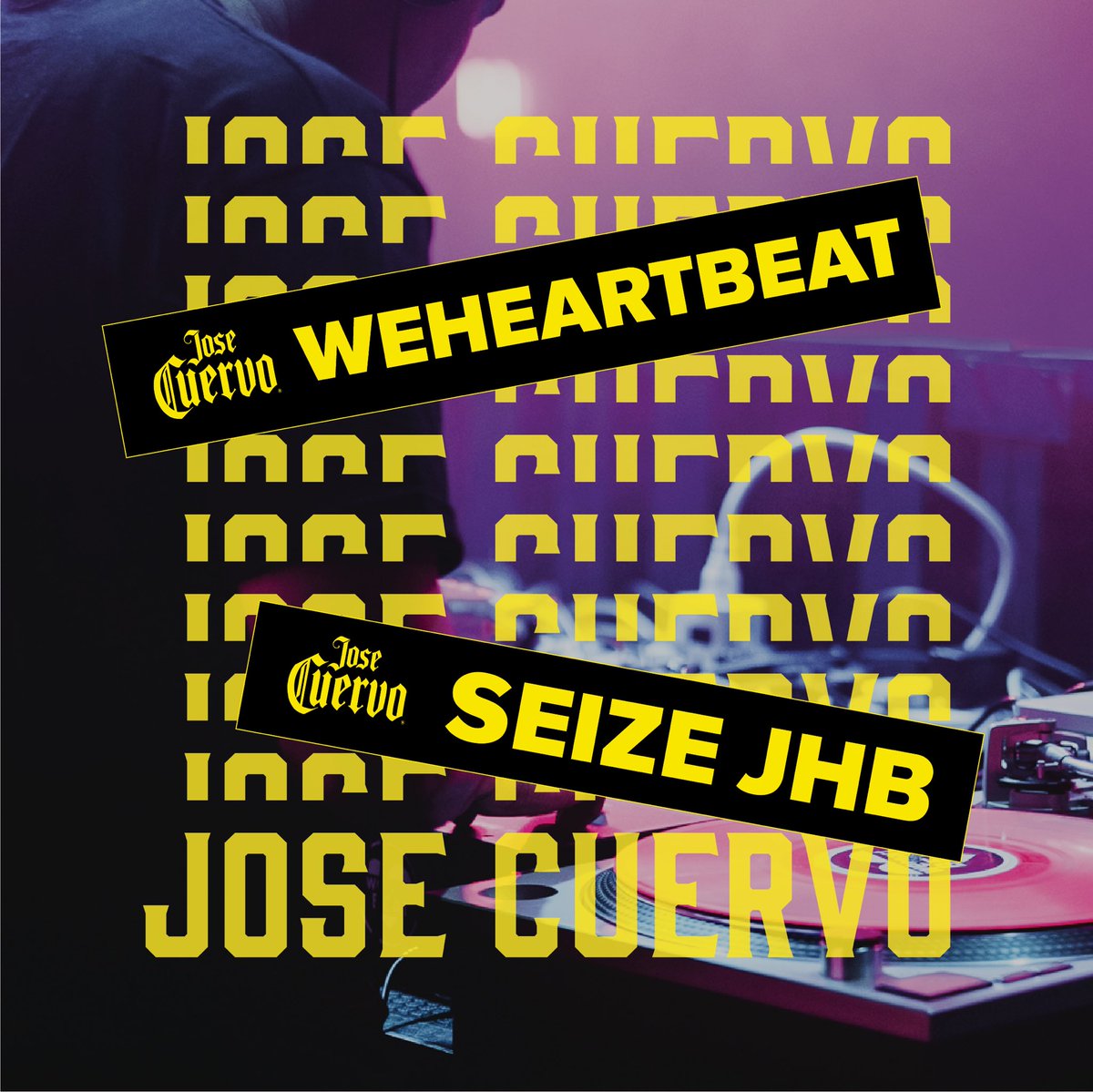 Symatics's tweet photo. @Weheartbeat is coming together with @untiluntil_za to bring you the next evolution, #SEIZEJHB. Brought to you by @JoseCuervoSA, The World's number one tequila.
08.09.2019 #TomorrowIsOverrated
More info soon. https://t.co/VwA2mp9AO2