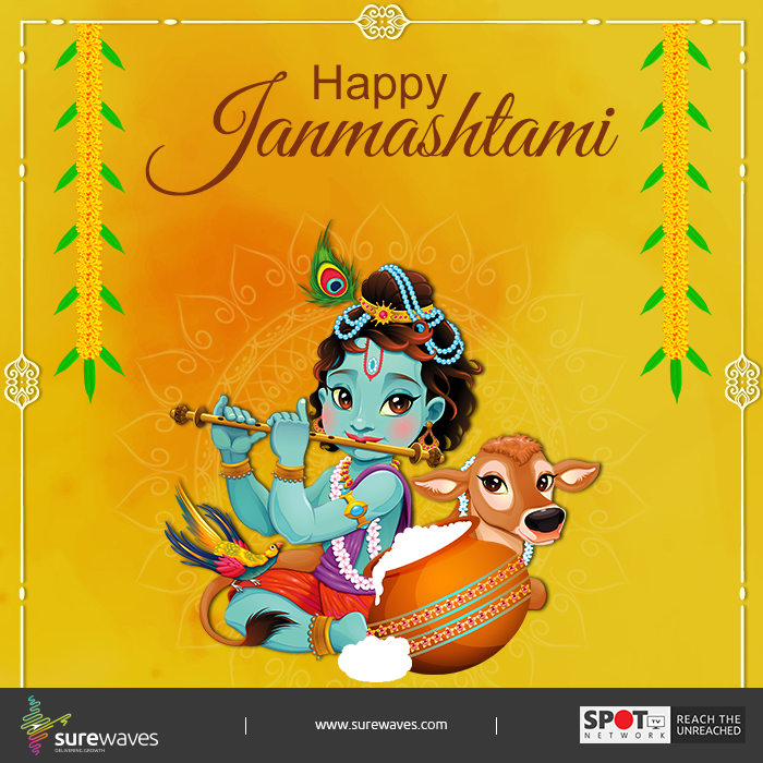 SureWaves's tweet photo. #HappyJanmashtami  #KrishnaJanmashtami https://t.co/c2AlM5vayJ