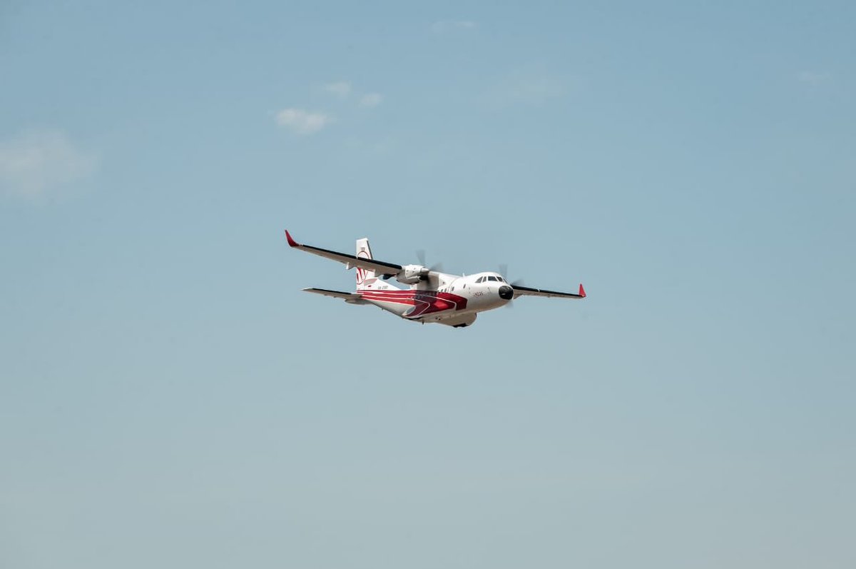 officialptdi's tweet photo. CN235 Flying Test Bed has successfully performed its maiden flight today. Up up and fly!
#CN235 #FlyingTestBed #FTB #BanggaPunyaPTDI #aircraft #aircraftphotography #aviation #aviationdaily #avgeek https://t.co/q4lVwmXn5K