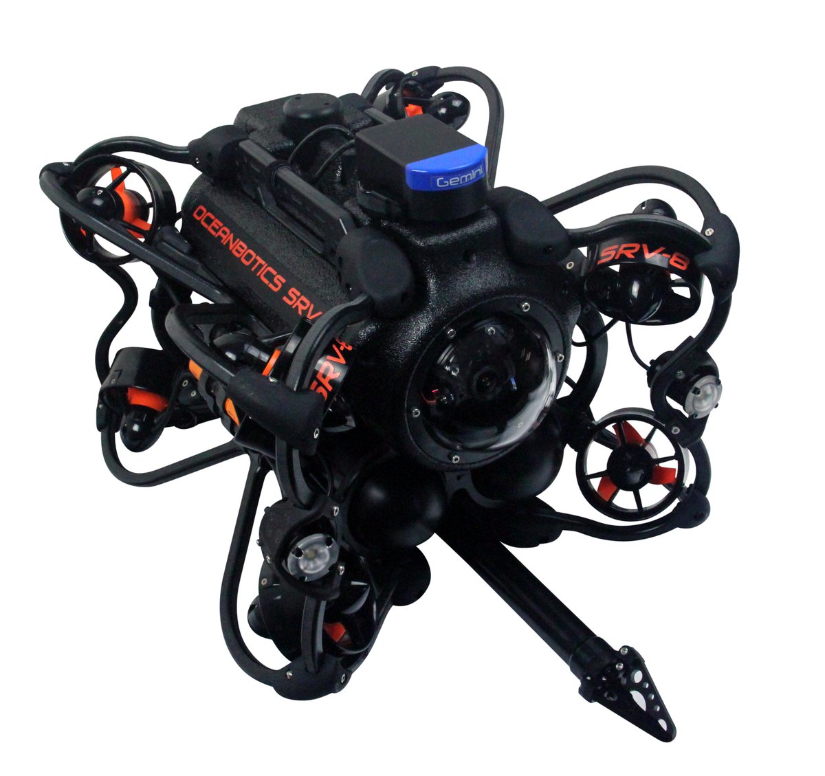 Check out the <a href="/Oceanbotics/">Geoff Dean</a> SRV-8 complete with Tritech Gemini 720im multibeam sonar! The world's smallest multibeam sonar is ideal for small ROVs like the SRV-8:
tritech.co.uk/product/gemini…