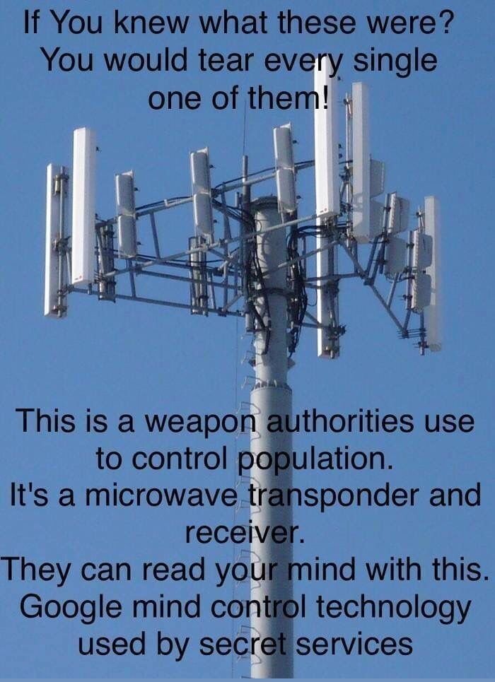  #5G technology uses the same  #EMF waves as the Pentagon Crowd Control System. #CELLtowers #GWENtowers #PsychotronicWeapons #MindControl