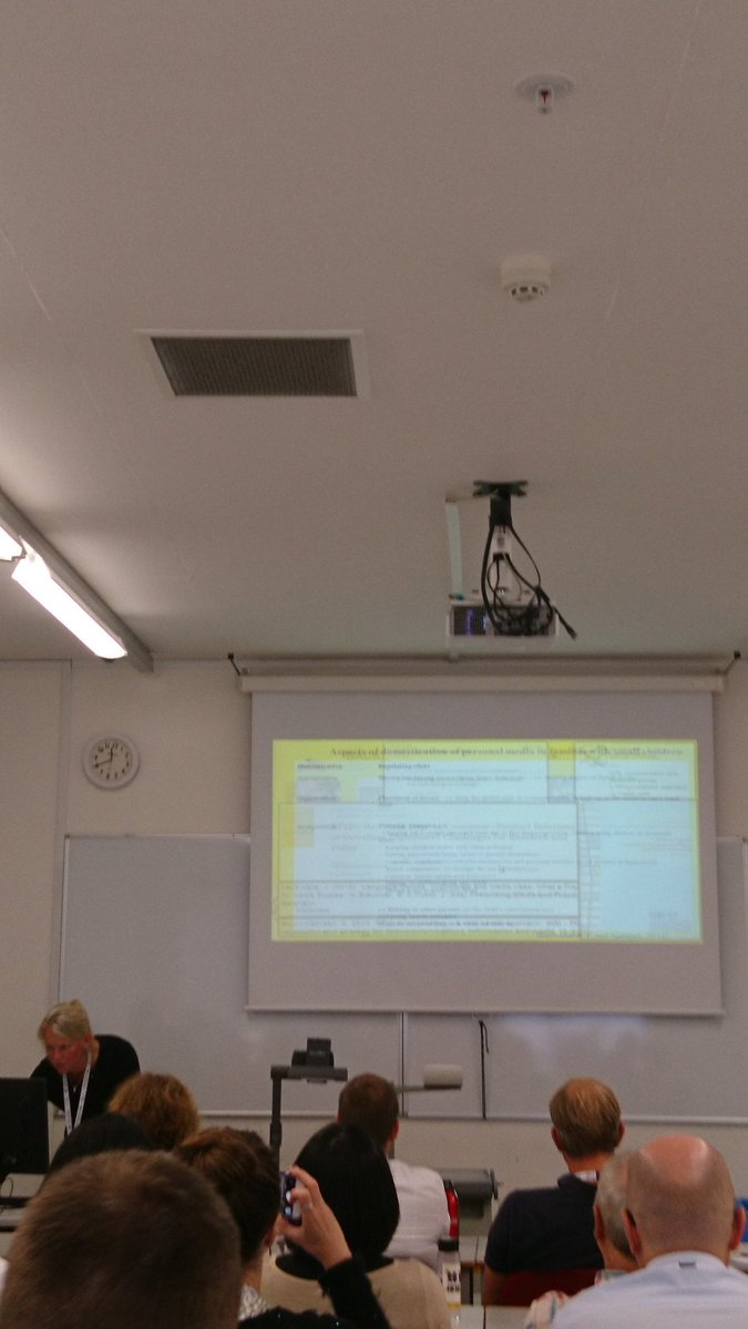 RELINK16's tweet photo. Ardis Storm-Mathisen presenting the paper "Domestication Theory and ANT as theoretical tools for research on digital everyday risks in connected households " @ ESA 2019 in Manchester https://t.co/ZuwHpRPEb8