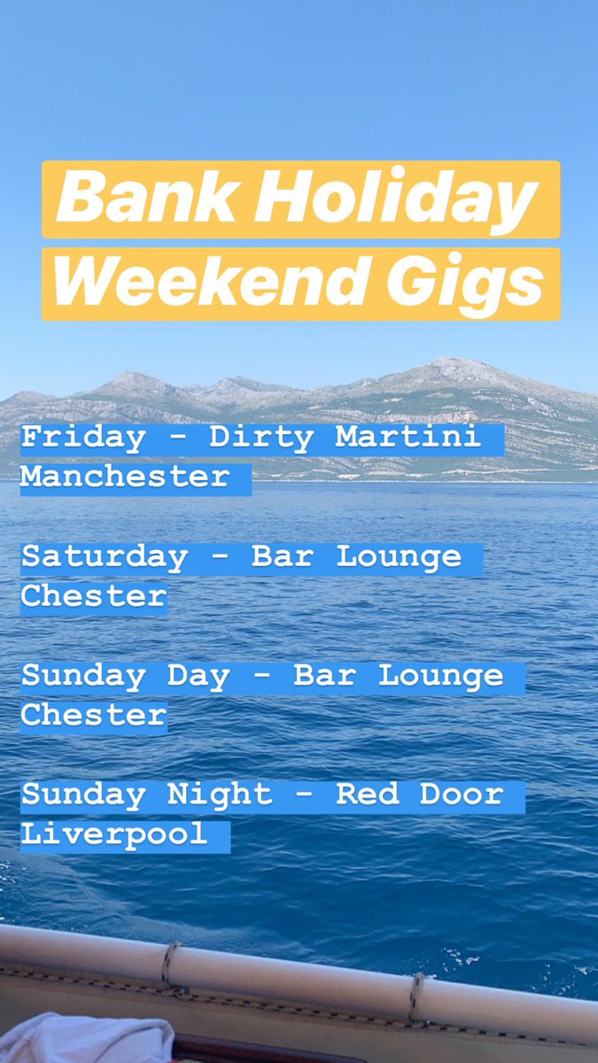 DJATWOUK's tweet photo. Busy weekend incoming .....
 #BankHolidayWeekend #gigs #dj #clubdj #bardj https://t.co/1P6H2zx14D