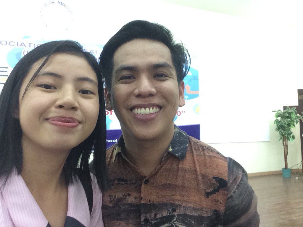 melennee23's tweet photo. Such an amazing experience with this amazing man beside me. You’ve inspired me and my fellow future teachers to become like you someday, Sir. thank you for today’s wonderful PAFTE EXPERIENCE! 💓@SirQuintoFTW https://t.co/PT18vgtWEF
