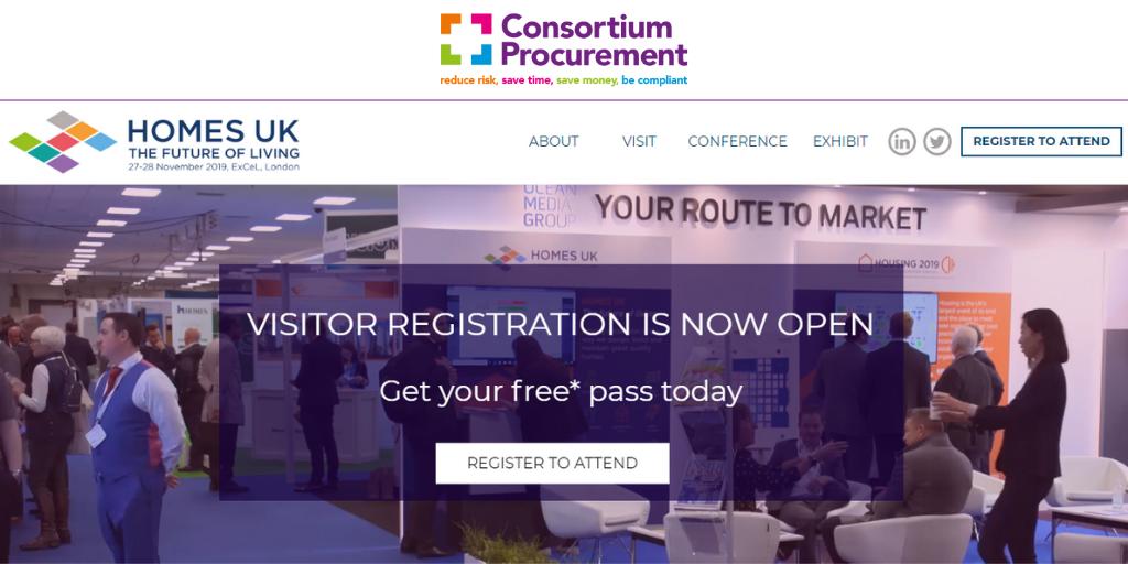 NHCProcurement's tweet photo. We are pleased to inform you that we will be exhibiting at #HomesUK in London on 27th & 28th November.
#ConsortiumProcurement #Event #London #Procurement #Frameworks @HomesEvent https://t.co/Ug8rcWAxvA