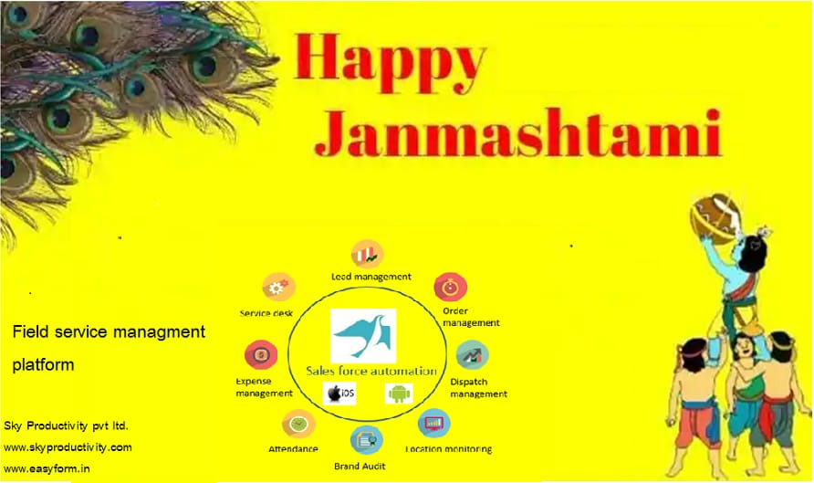 Sky_pro7's tweet photo. On the auspicious occasion of Janmashtami, Sky Productivity family wishes all of you peace, prosperity, health, and happiness. 
#occasion #prosperity #productivity #wishes #sky #health #auspicious #family https://t.co/gasFeAr8D6