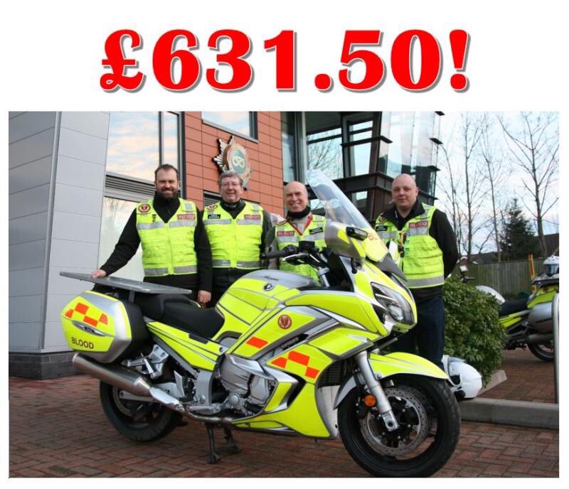 i2rpackaging's tweet photo. We are pleased to announce we have raised a total of Β£631.50 for #SSCBB.
Thank you to everyone who has sponsored us, we are truly grateful for your support and I'm sure SSCBB is too! What a fantastic charity!
#teami2r #bloodbikes #charity #thankyou @Staffsbloodbike https://t.co/6kgdxWPNCr