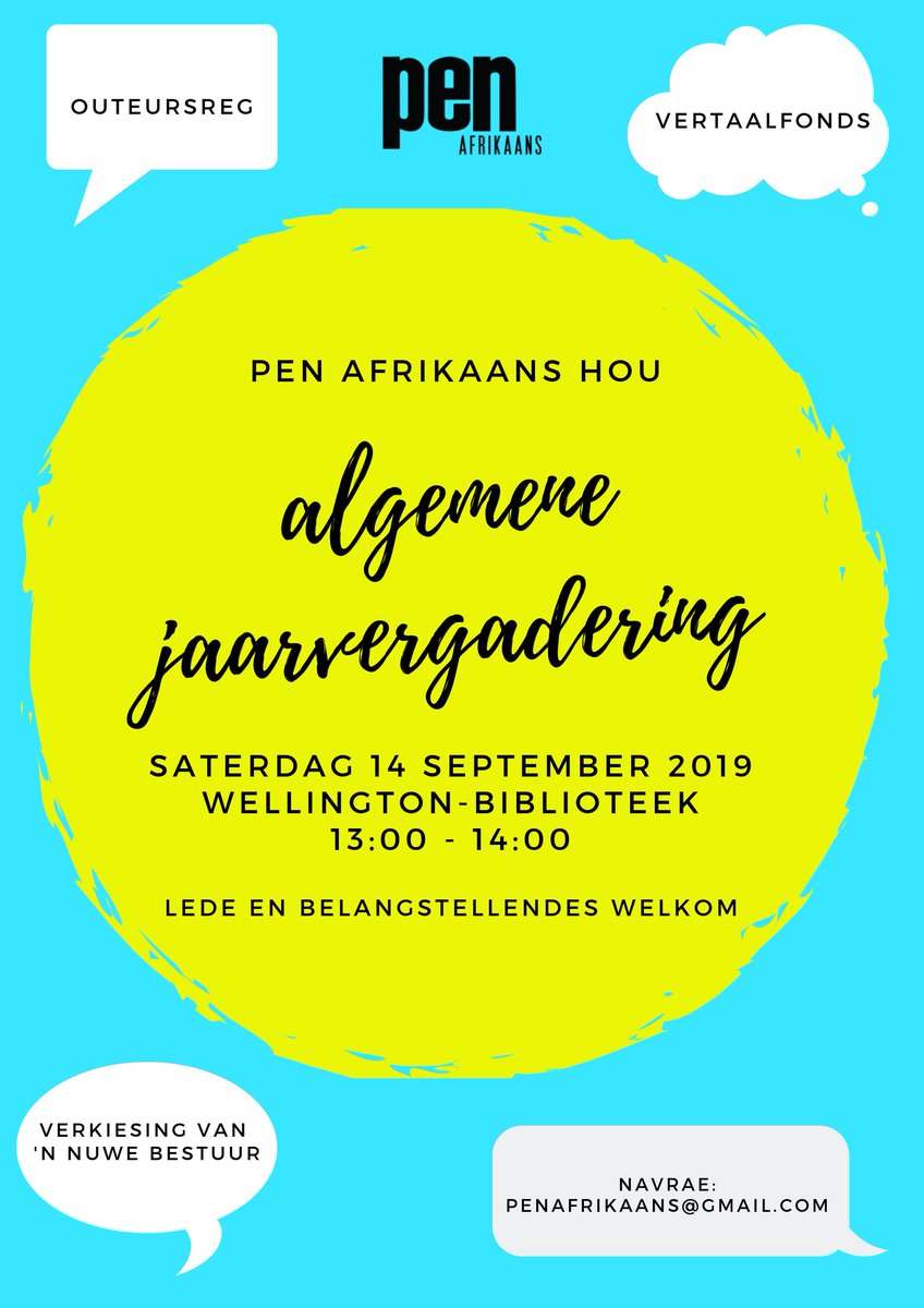 PEN Afrikaans tweet media