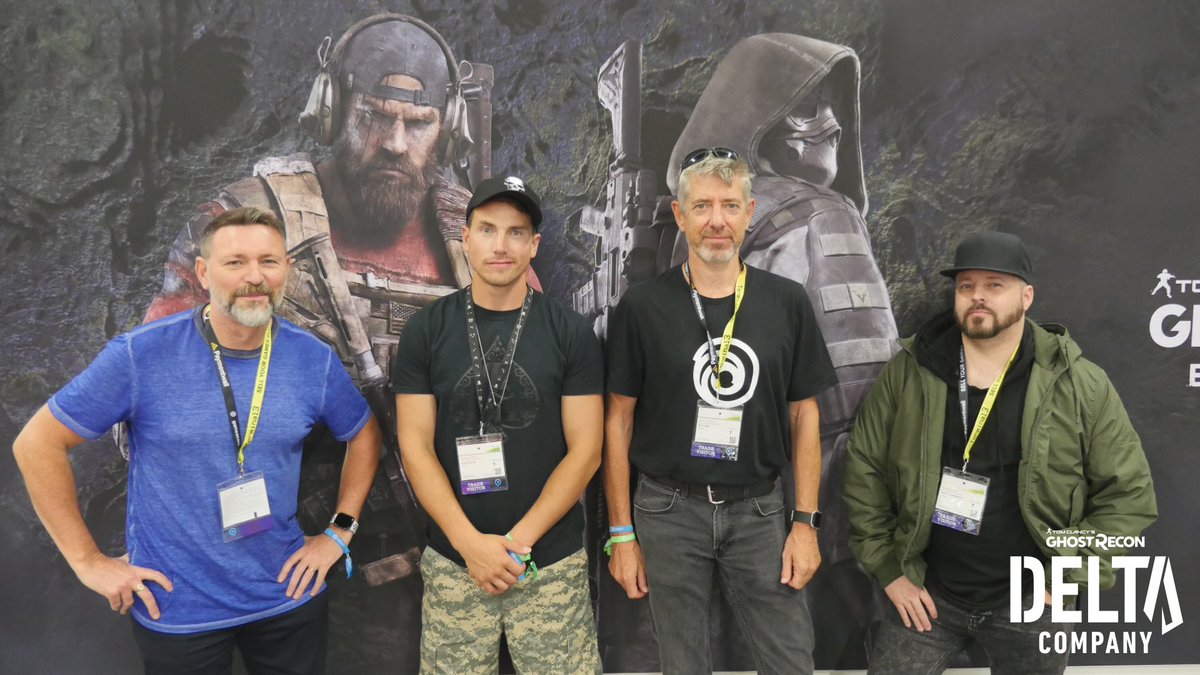 GhostRecon_UK's tweet photo. It has been a crazy experience but it is time to say goodbye to #Gamescom2019. For our first event as Delta Ghosts it has been something special. 
Sign up for the Delta Company here: https://t.co/PVb6fFezd2
@Shauntillery @cringeydad @Damo_kb8 @ai_bluefox signing off. https://t.co/YgLCmwNZZe
