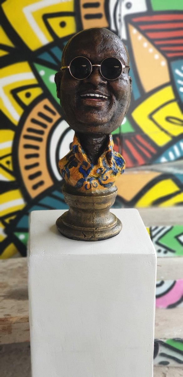 allosculpt's tweet photo. @NAkufoAddo @Okyeamekwame #yearofreturn #sculpture #art #Ghana #Variations2019 #Godisthereason #caricature https://t.co/rvjdTBJ6Jh