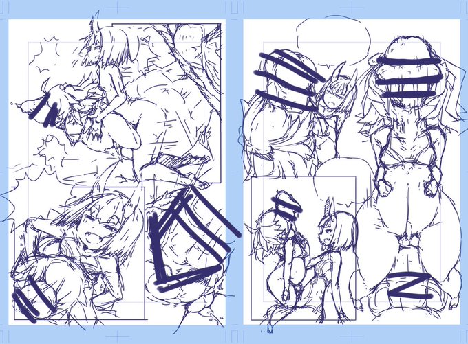 [R-18 ふたなり] ふたけ原稿 下書き その3。
貫通式ぷにあなぐだ子 酒呑ちゃんのふたなりちんぽ串刺刑。

https://t.co/SNr0v7x6lB 