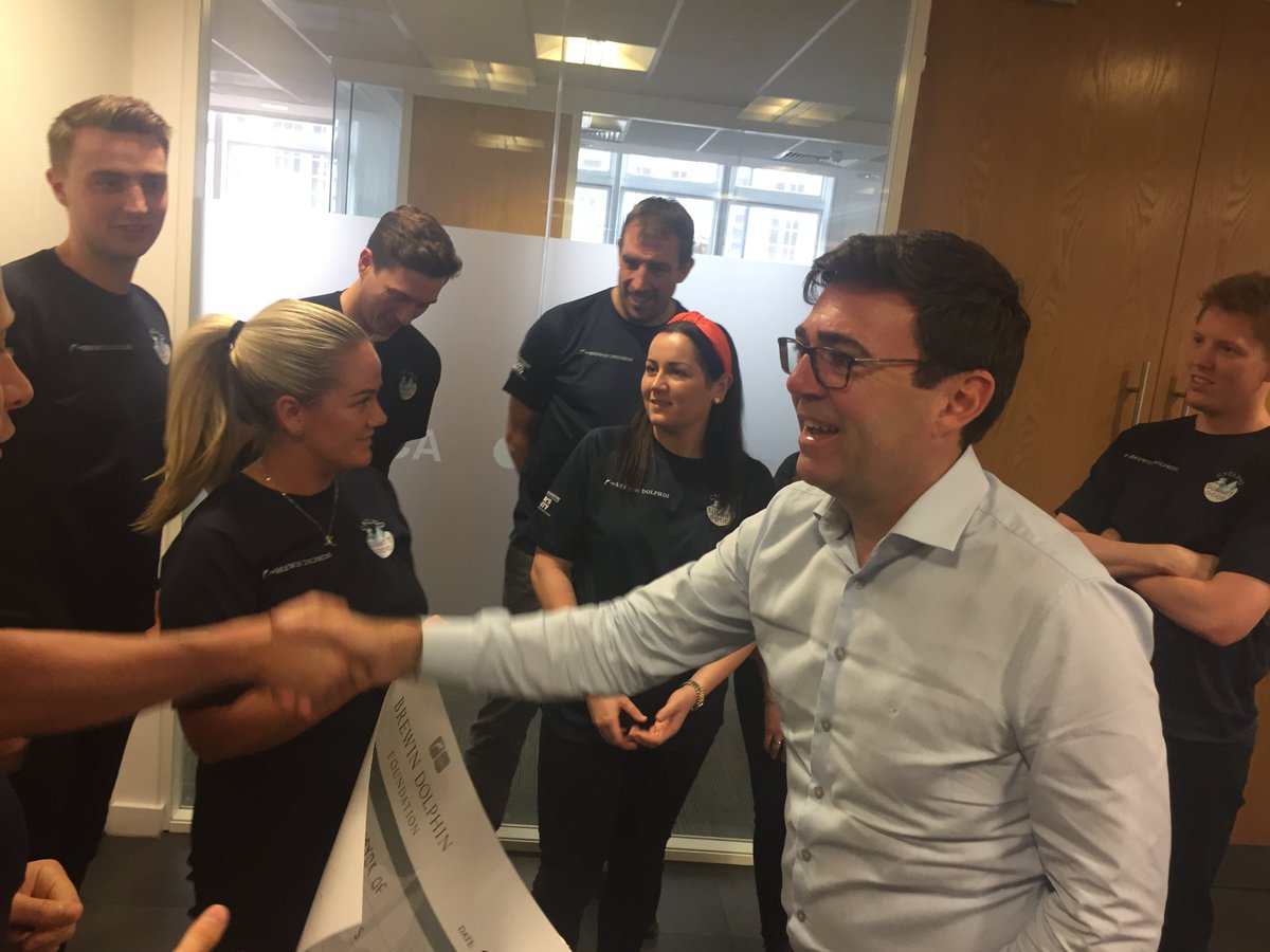 MayorofGM's tweet photo. @Coffee4Craig @notjustsoupMCR @GMMayorsCharity Soon @VincentKompany's testimonial promises to provide a big boost for @tackle4mcr #BedEveryNight. ⚽️

Today, @raisetheroofgm announces £100k raised earlier this year. 🎤

And staff from @Brewin_MCR have raised £10k with a 450 mile bike ride. 🚴‍♂️

A Greater Manchester movement! https://t.co/1W1PM8e0jt