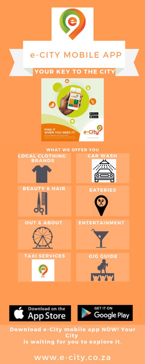 ECITYza's tweet photo. Take your business to the next level... Download the e-City App and advertise your product/service with us.

Have you used the app before?
Have you advertised on it?
Have you headr about it?

Review the app and how it has helped you! 
https://t.co/WZd7K4H7Ta

We got you! https://t.co/k0AQodzi2x